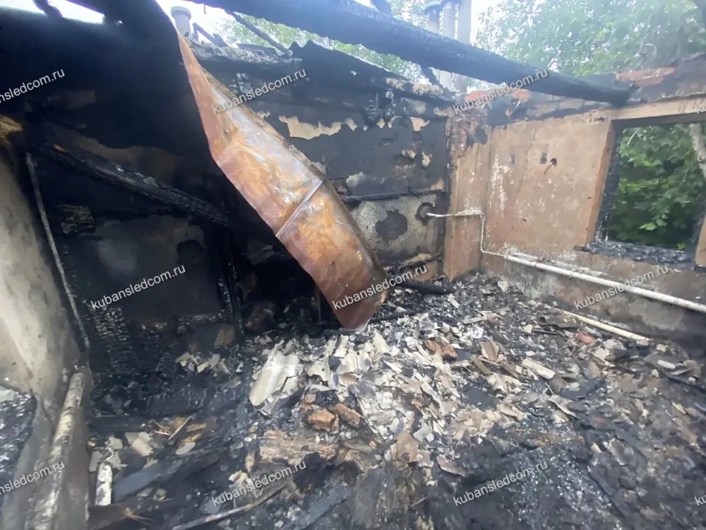 В Крыловском районе следователи выясняют обстоятельства пожара, в результате которого погиб местный 