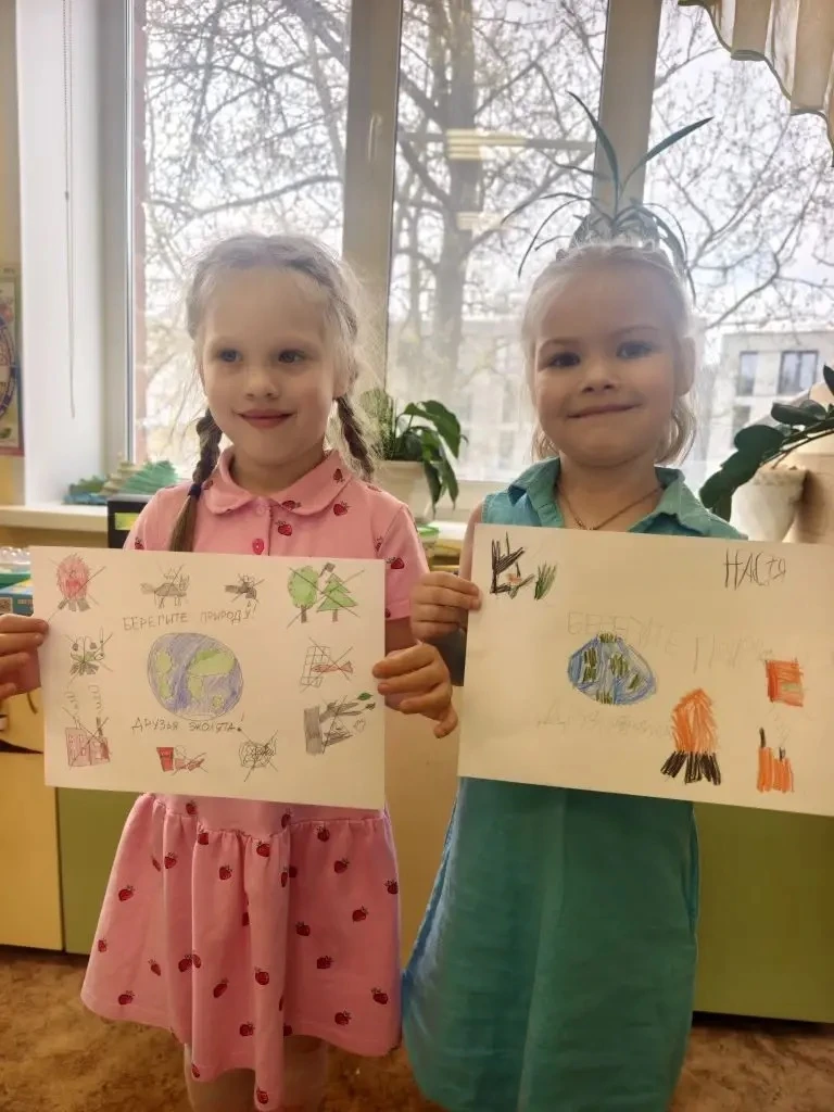 🌿 Старшая группа — заботимся о природе вместе! 🎨