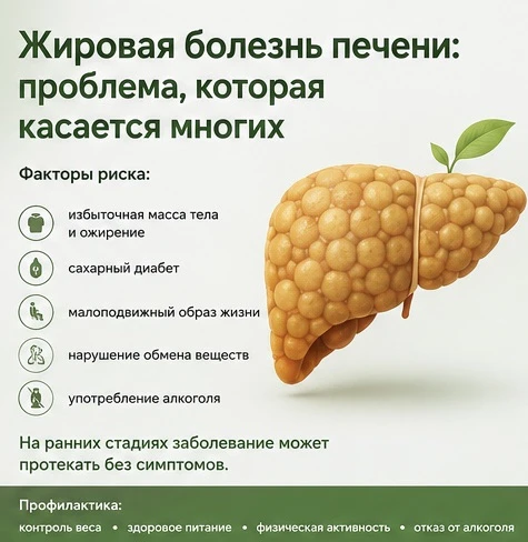 Жировая болезнь печени: проблема, которая касается многих

Жировая болезнь печени развивается не тол