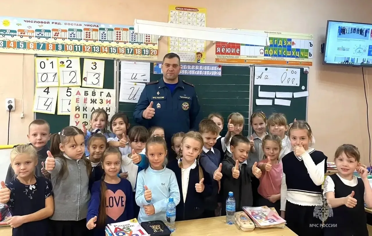 Уроки безопасности в Клястицкой школе