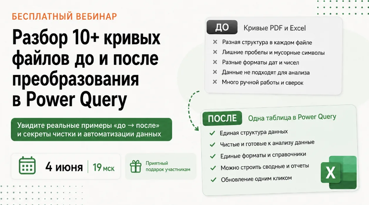 ЗАВТРА ПРОВЕДУ БЕСПЛАТНЫЙ ВЕБИНАР ПО ПРЕОБРАЗОВАНИЮ КРИВЫХ ВЫГРУЗОК В PQ (4 ИЮНЯ В 19 МСК)