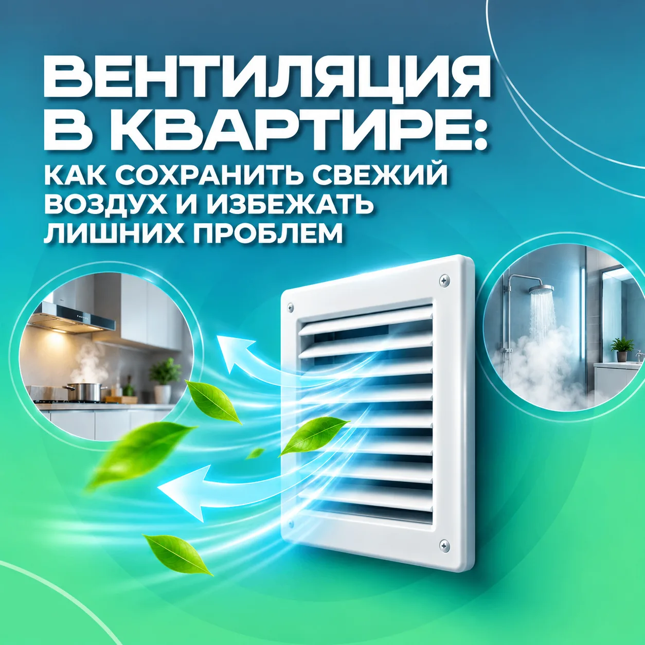 🌬️ Вентиляция в квартире: как обеспечить правильный воздухообмен.