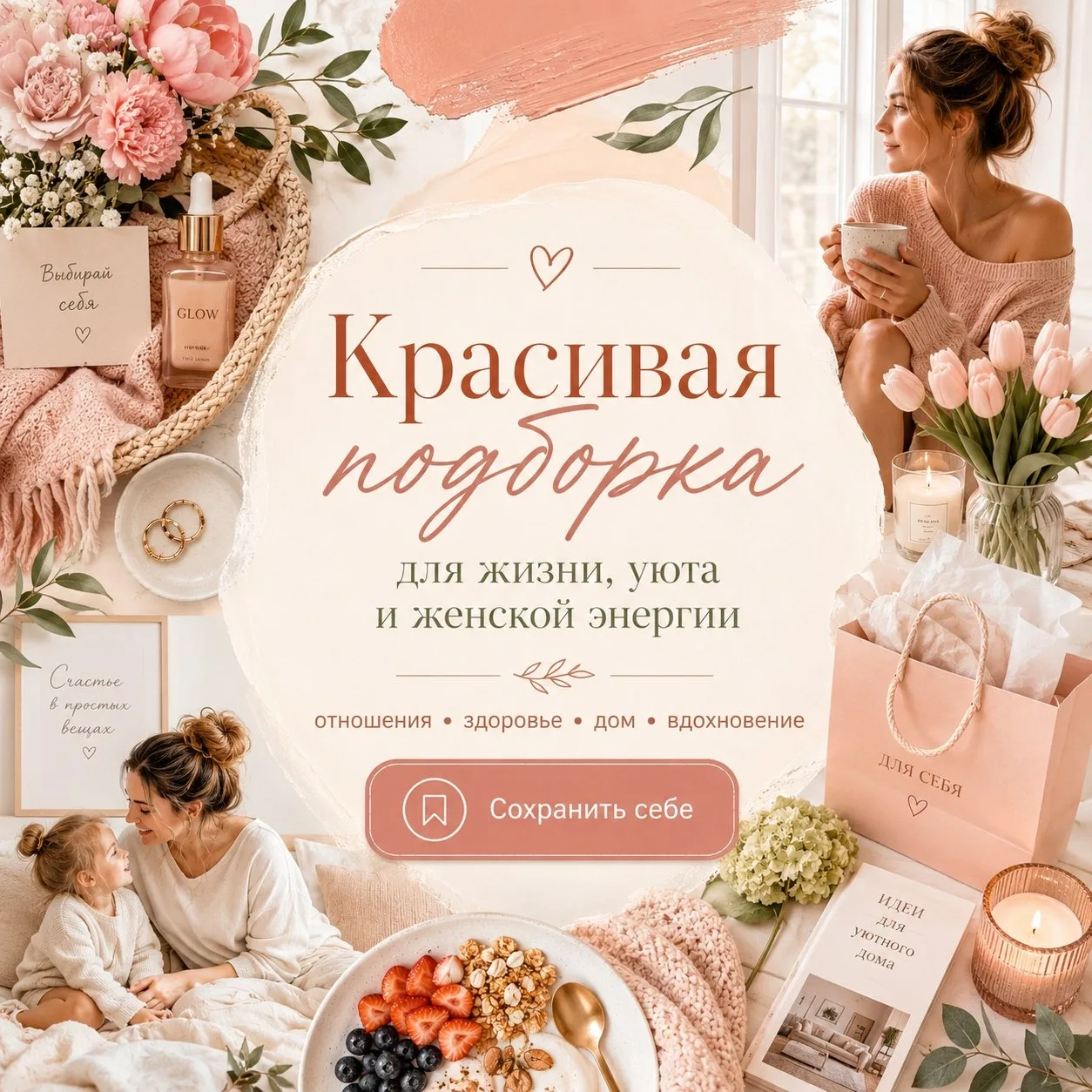 ❣️Собрали для вас маленький островок вдохновения: каналы про женственность, саморазвити...