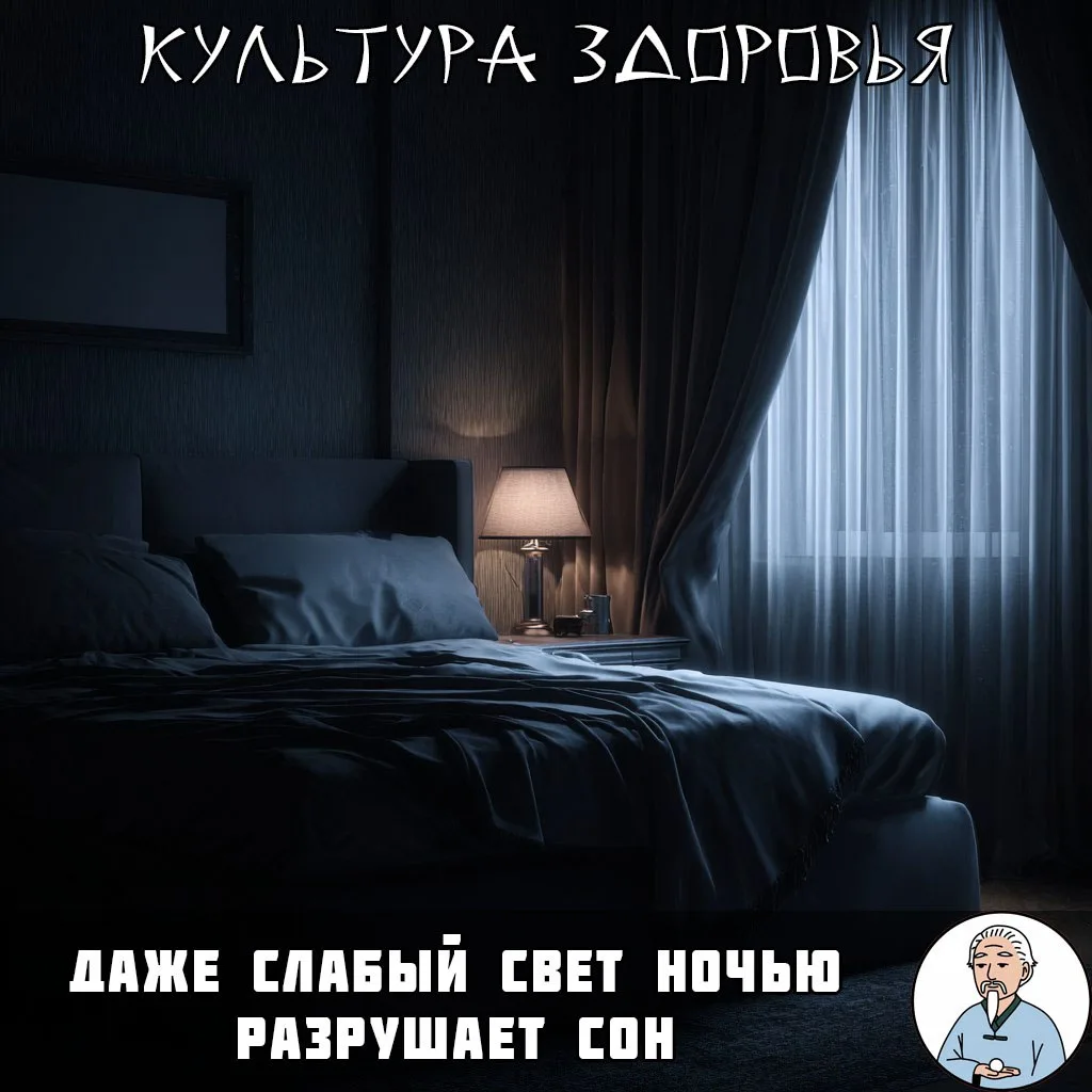 Спите в полной темноте