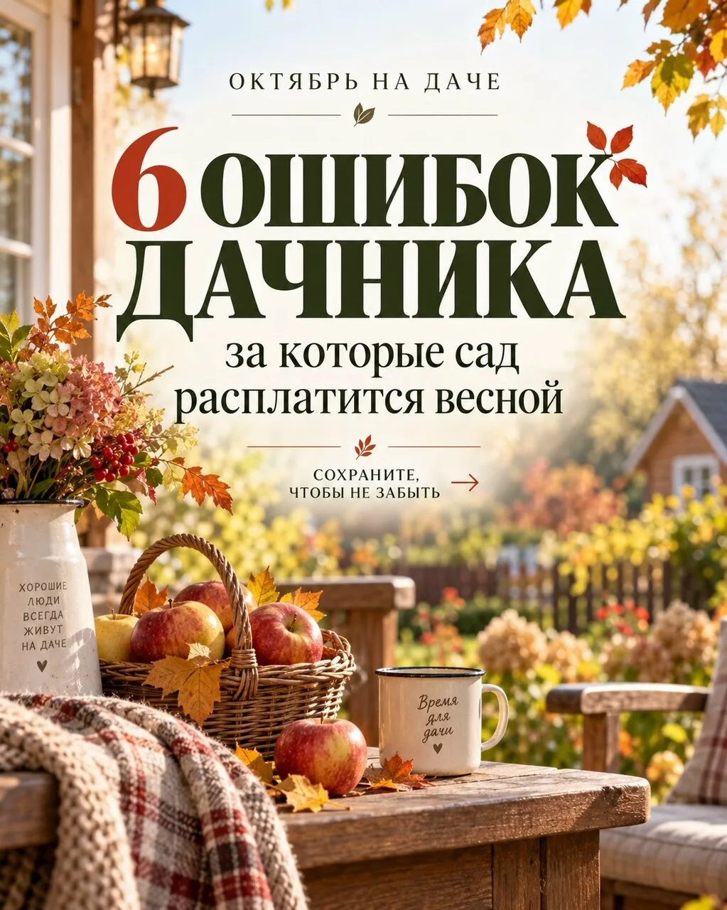 Дачники, не спешите закрывать сезон!
