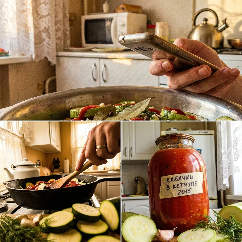 🍅 КАБАЧКИ С КЕТЧУПОМ