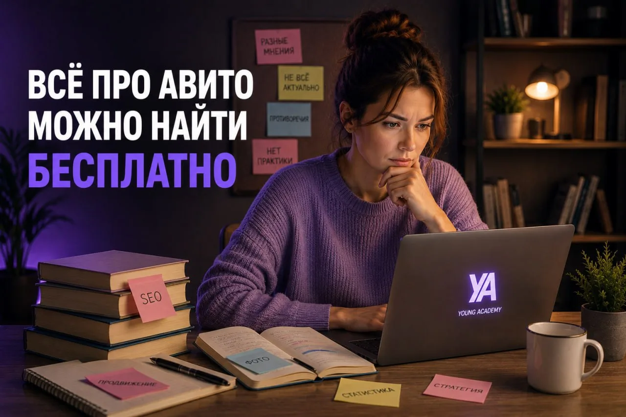 📚 Всё про Авито можно найти бесплатно. Но есть нюанс