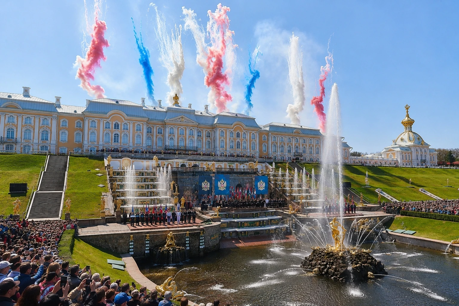 В Санкт-Петербург — на закрытие фонтанов ⛲️🎉