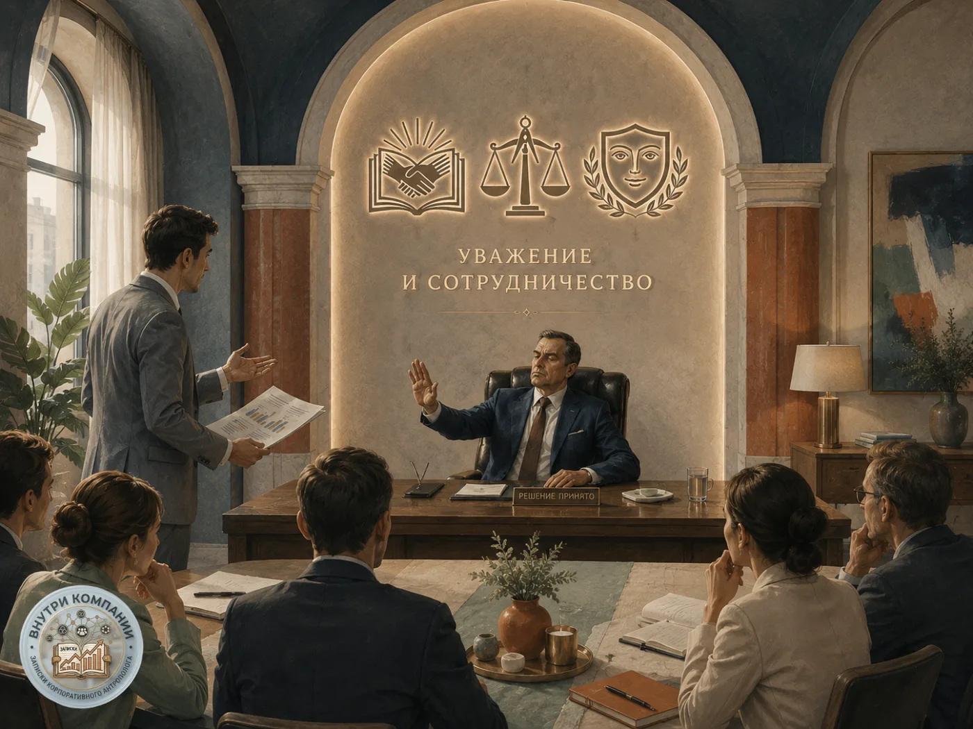 🧩 КОМПАНИЯ НАИЗНАНКУ
 
Почему корпоративные ценности на стене ничего не решают
 
В каждом уважающем