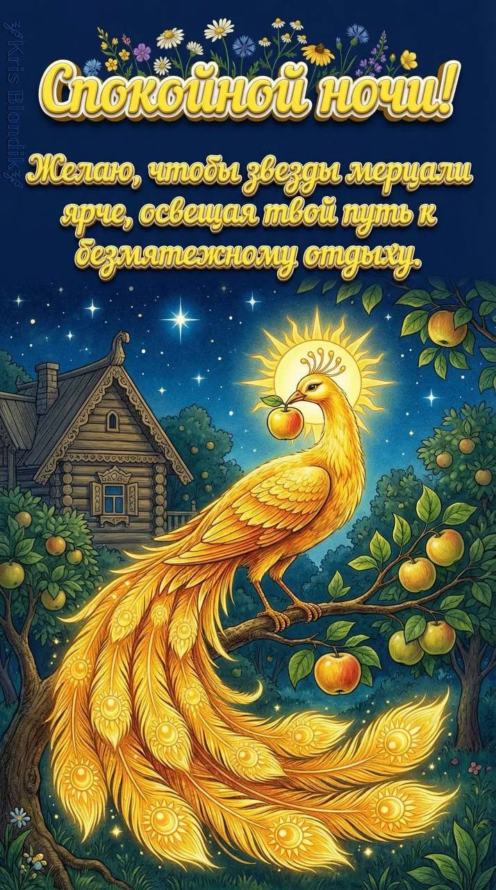 Доброй ночи! Чудесных сновидений! До завтра! ✨🌙
