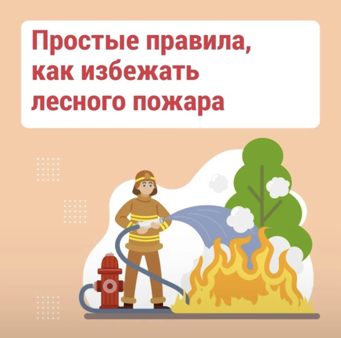 🔥Лесные пожары легче предупредить, чем потушить.

 Чаще всего причиной возгорания становится челове