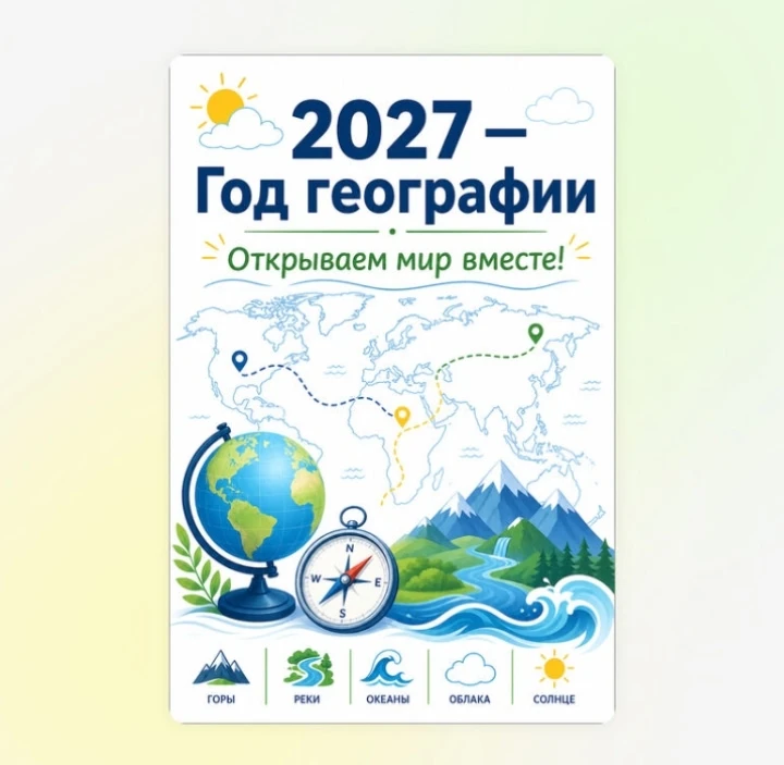 ✅✅✅На съезде русского географического общества 2027 год объявлен Президентом России В. ...