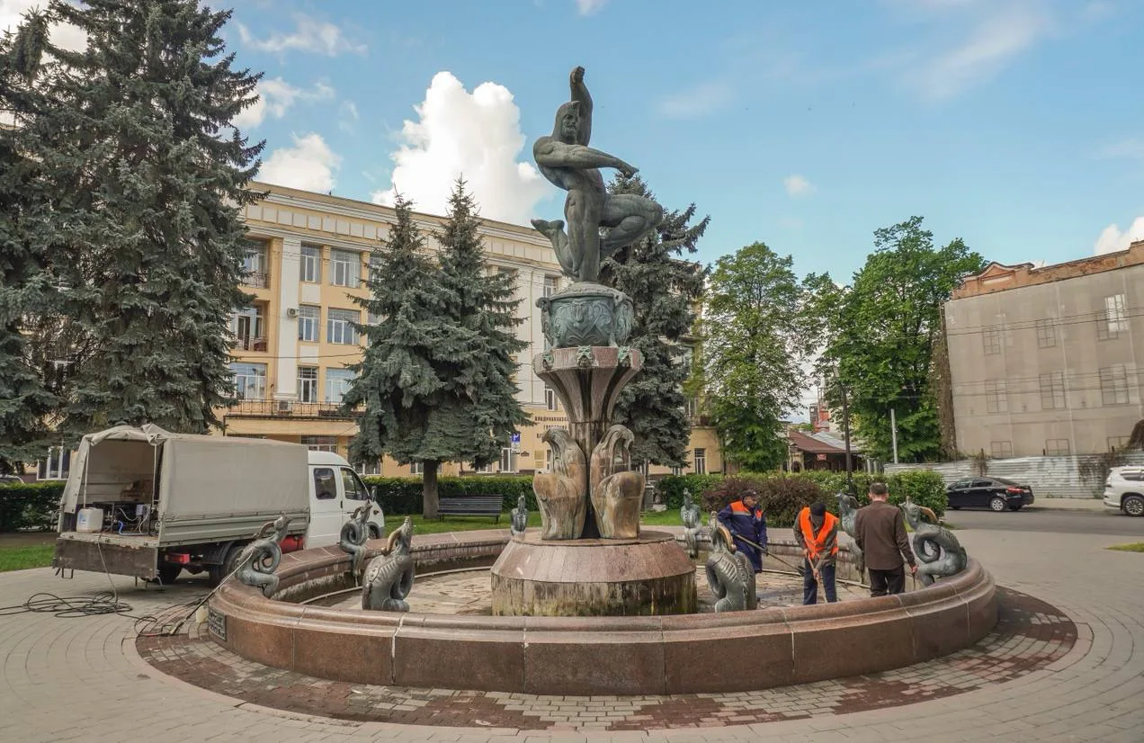 Сезон работы фонтанов во Владикавказе завершён.