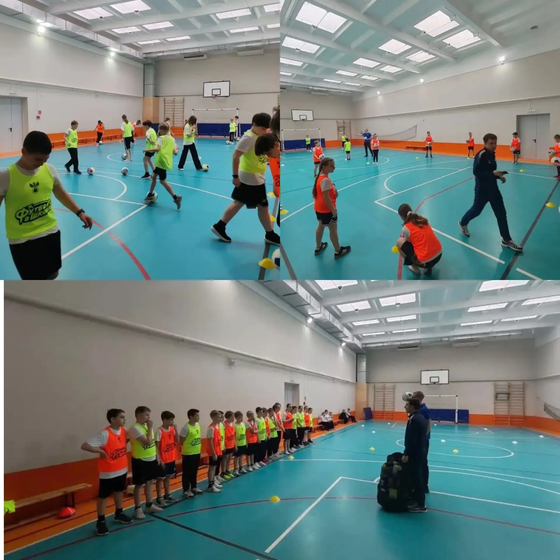 ⚽️ФУТБОЛ В ШКОЛЕ ⚽️  В нашей школе прошло мероприятие 5Б и 4Д! Урок футбола с представителями РФС п