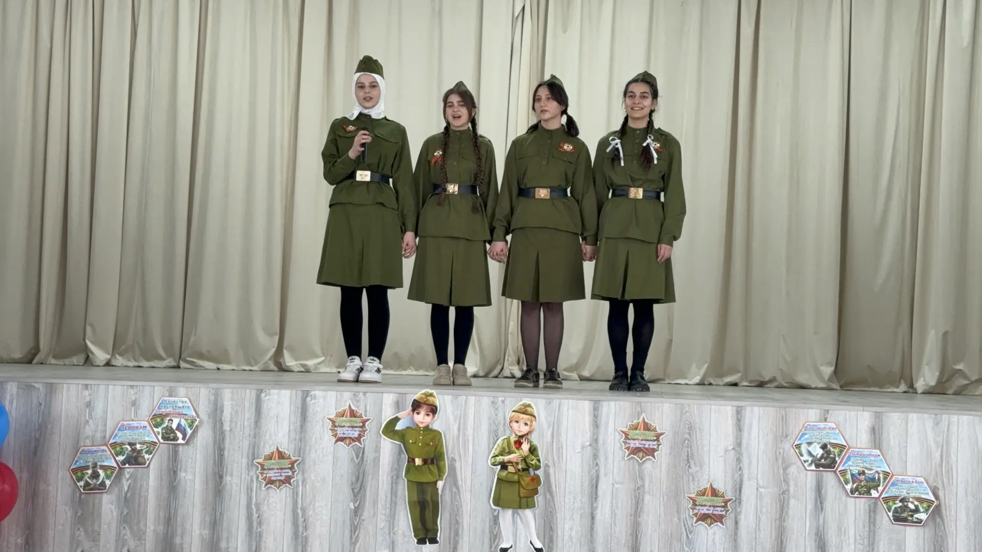 Конкурс военно-патриотической песни прошел успешно  В рамках месячника по военно-патриотическому вос