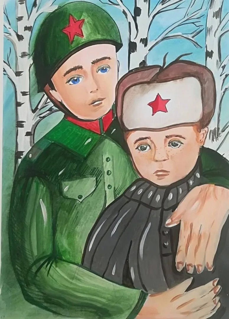 Идея для рисунков на 9 мая  ❤ — если понравилась идея   Поделки