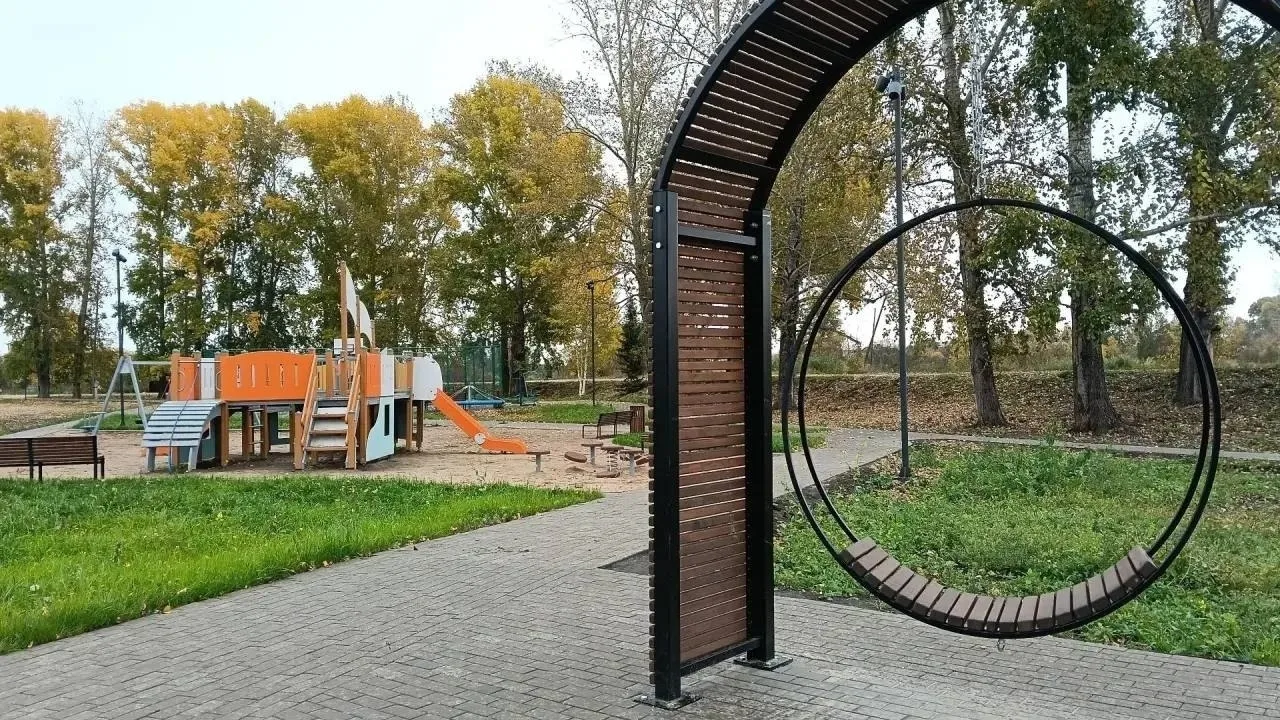 В Енисейске благоустроили новый сквер 🌳