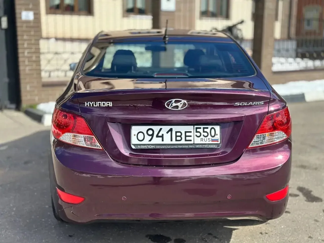 Hyundai Solaris  1.6 АКПП 2013 год   Пробег: 110.000км РОДНОЙ(подтвержден)  3 собственника Идеальная