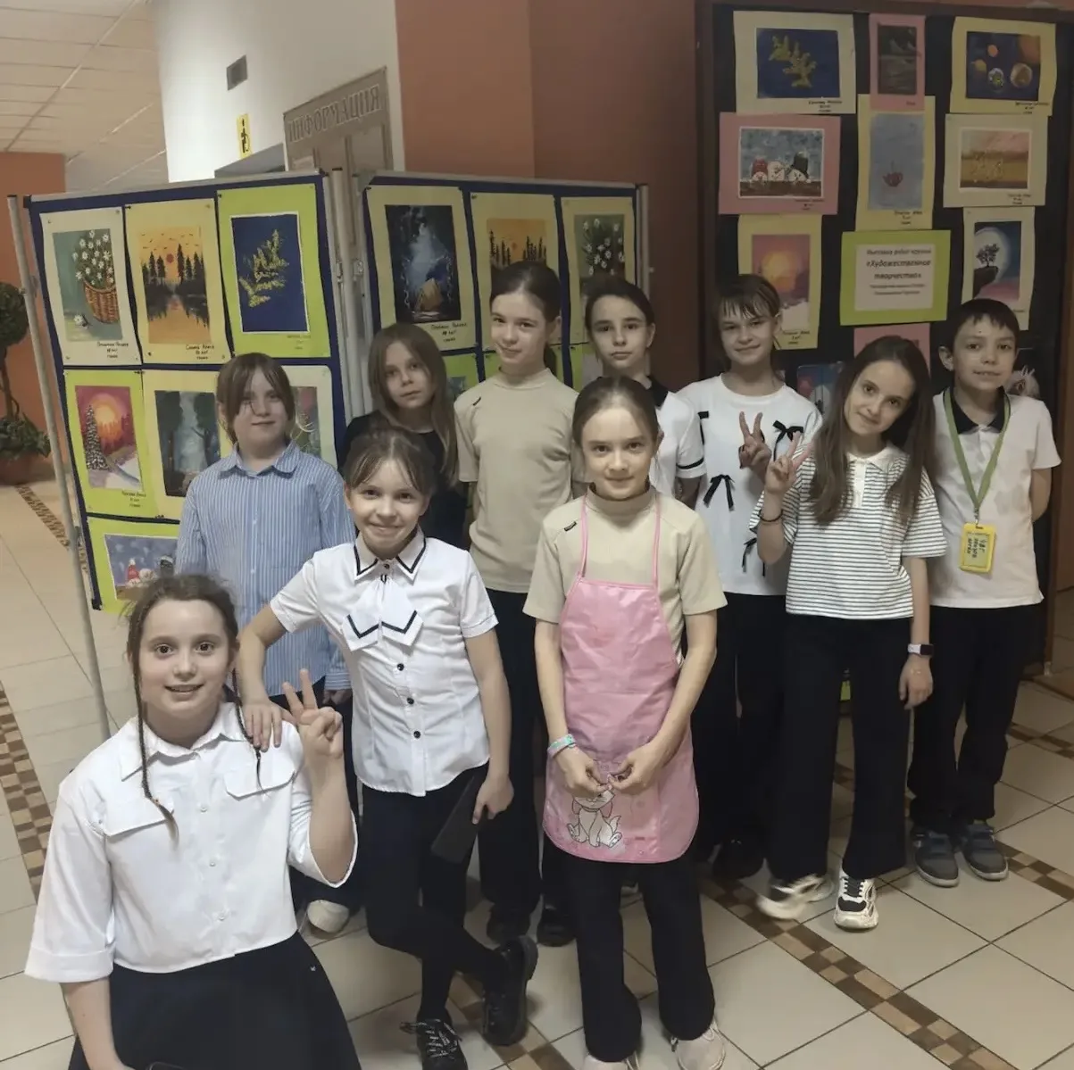 🎨Юные мастера кружка «Художественное творчество» под руководством Оксаны Владимировны Гореловой заве
