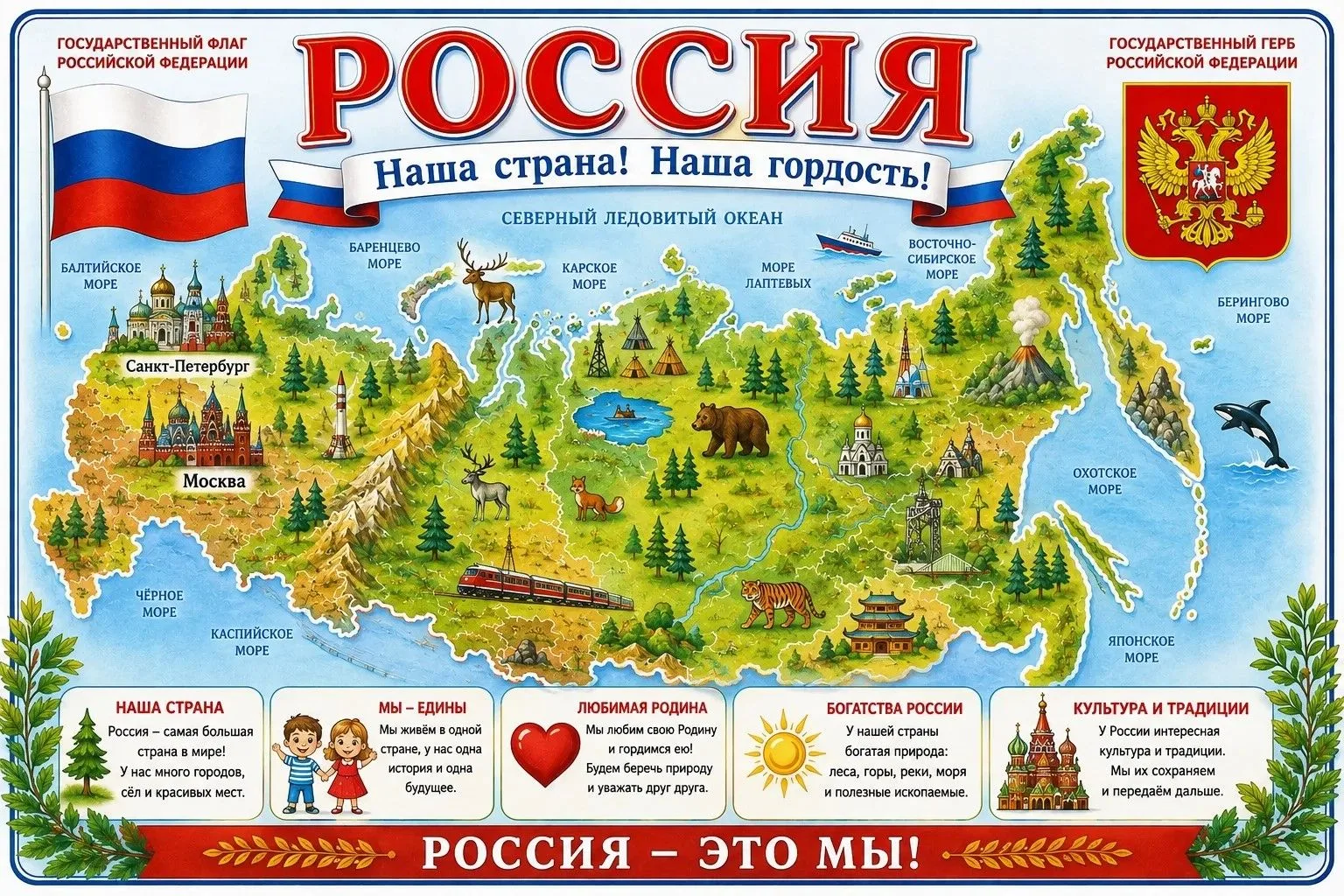 От Калининграда до Камчатки: как мы путешествовали по России, открывали просторы Родины...