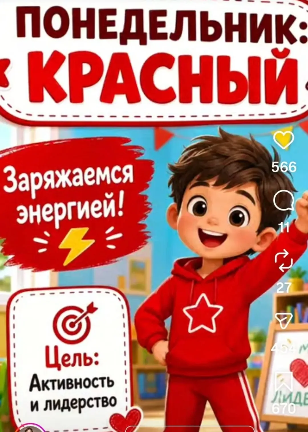 🍎 Яркая неделя: всё начинается с красного!