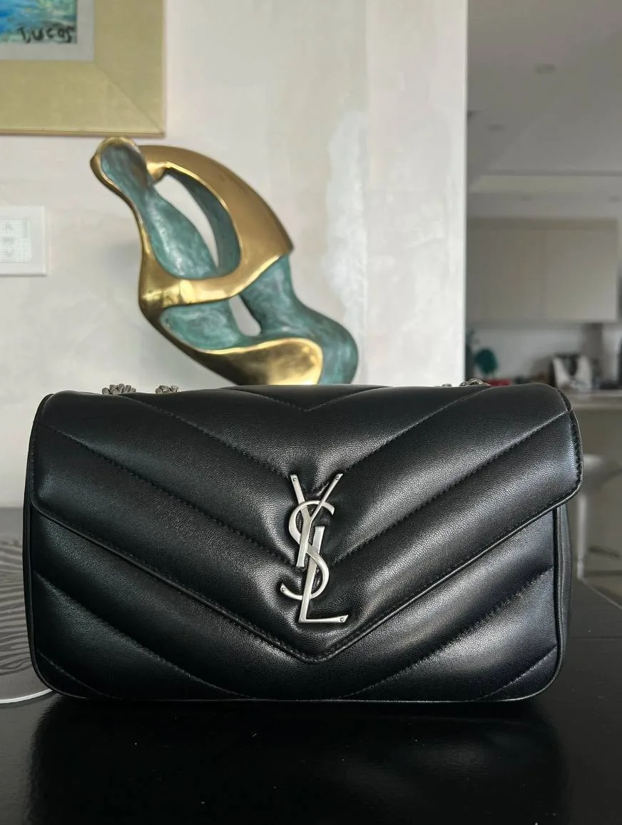 Черная сумочка YSL Loulou 🖤