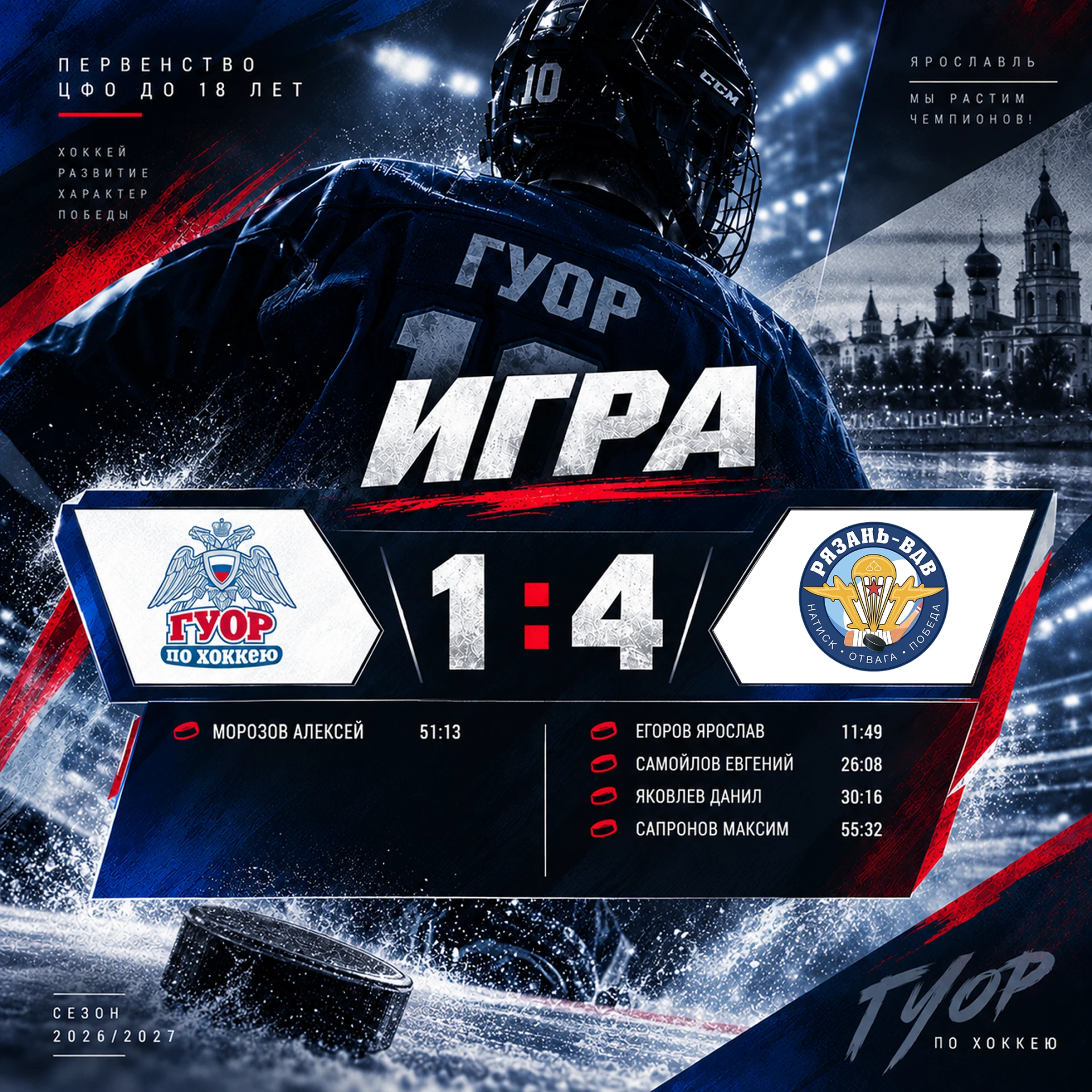 🏒 Матч завершён.