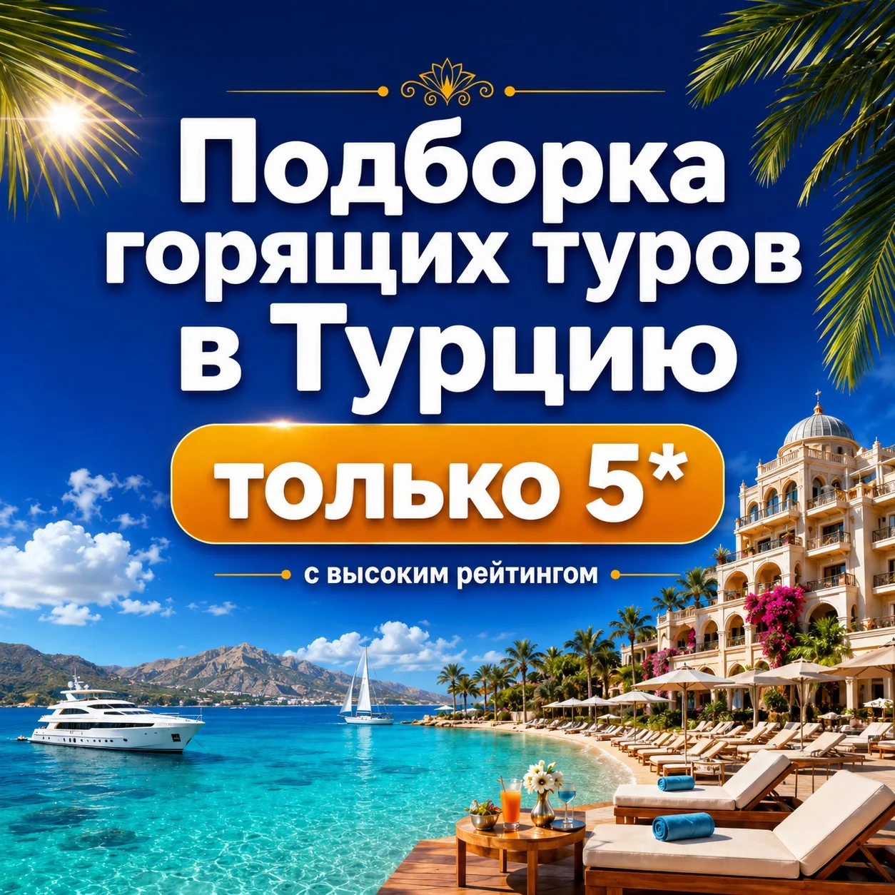 🤩 Подборка самых вкусных предложений в июле на 7 ночей из Сочи, бюджетные отели 5 * с высоким рейти