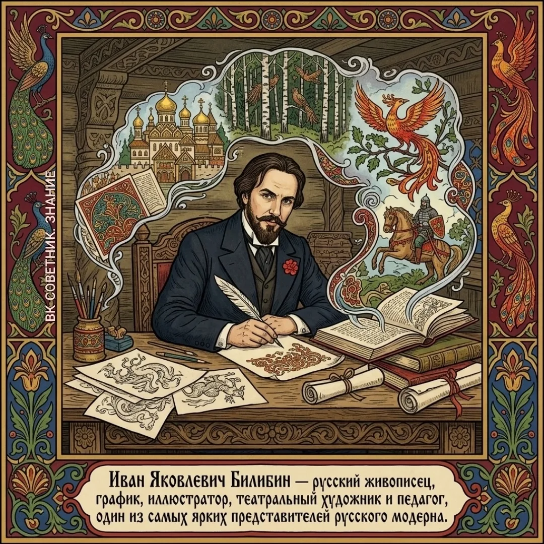 📚 Русские сказки глазами Ивана Билибина | Магия линий и красок