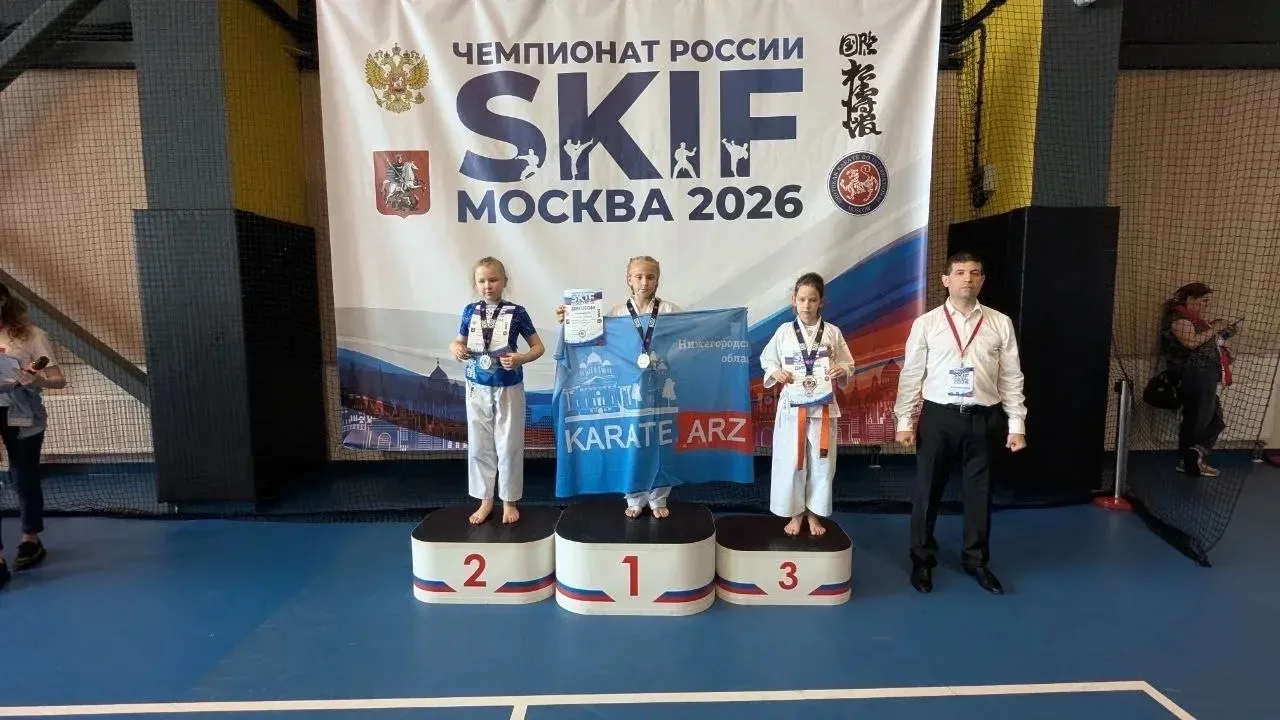 Поздравляем Полину Пешкину, ученицу 2‑Б класса, с блестящим результатом на чемпионате России по кара