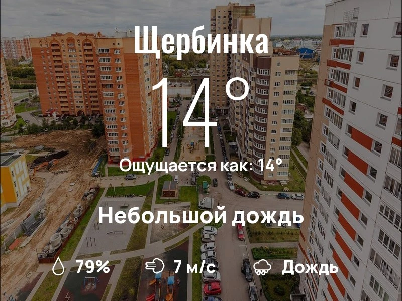 Что с погодой в Щербинке?

Одевайтесь по погоде, берегите себя!
Интересного дня, соседи!

#погоданар