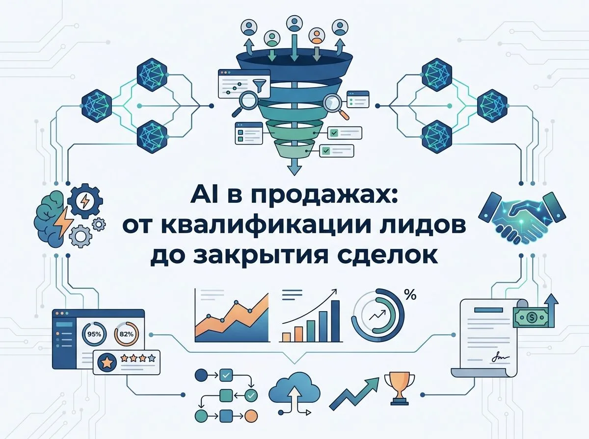 AI В ПРОДАЖАХ: ОТ КВАЛИФИКАЦИИ ЛИДОВ ДО ЗАКРЫТИЯ СДЕЛОК