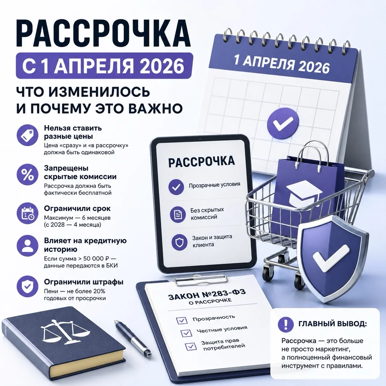 ⚡️ Рассрочка с 1 апреля 2026 — что изменилось и почему это важно

Если вы продаёте обучение или поль