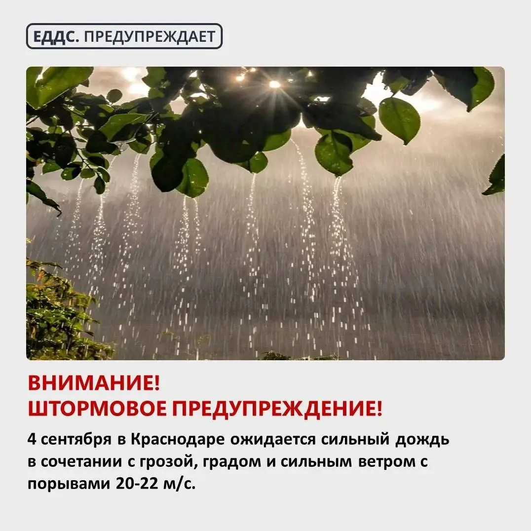 ⚡️ Штормовое предупреждение! ⚡️