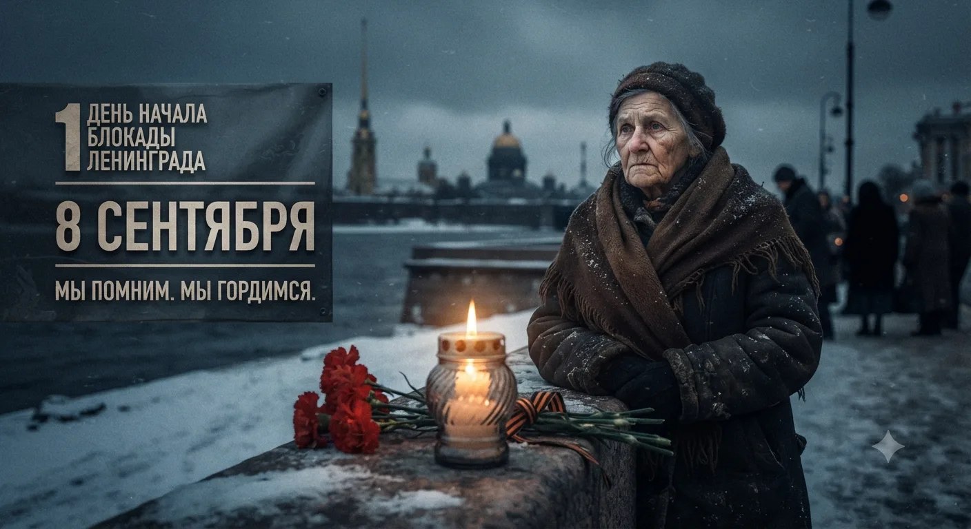🕯 8 сентября — День начала блокады Ленинграда