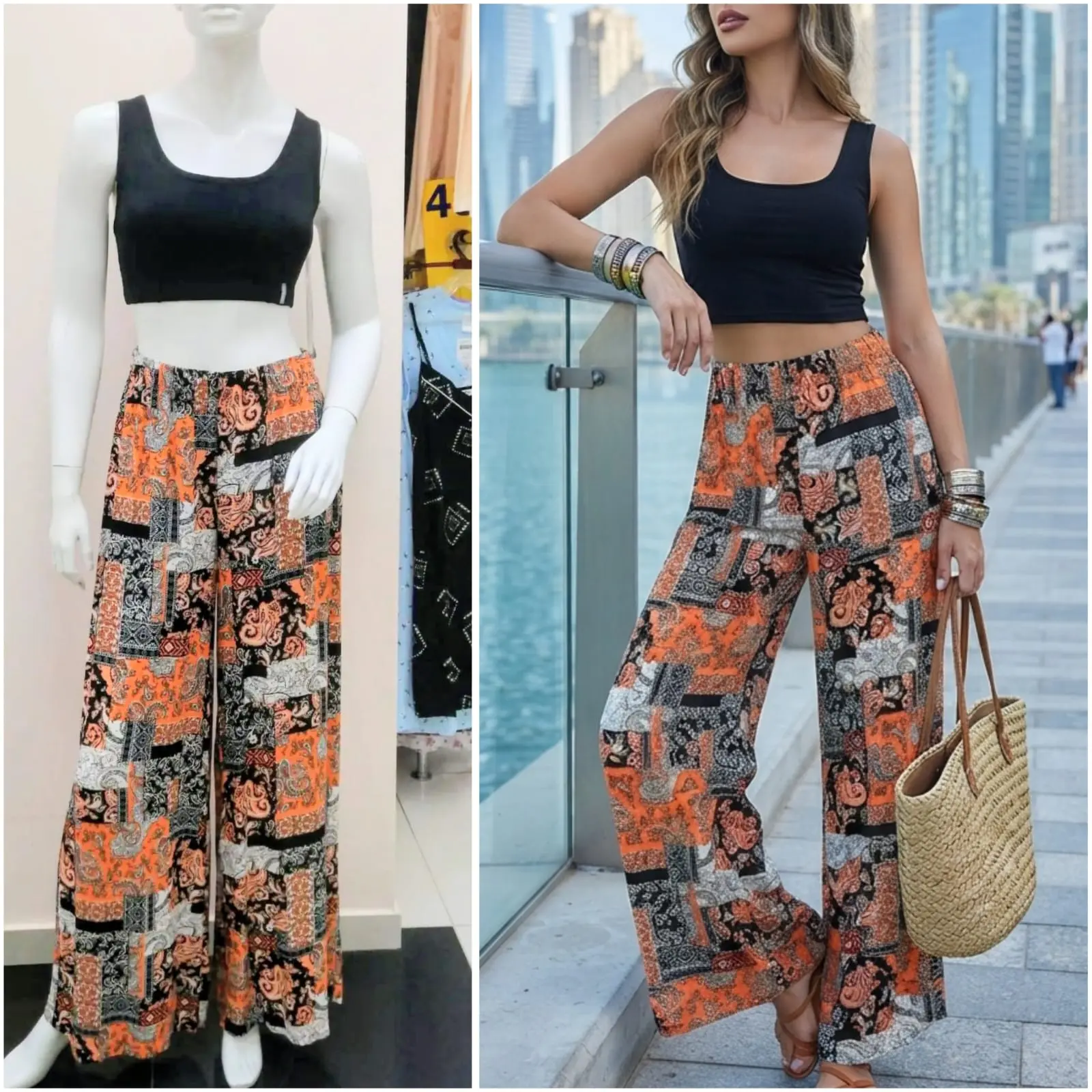 👠 Стильный образ для жарких дней 🥰 

Майка укороченная, с широкой резинкой, «Comazo»
🧵 Состав: по