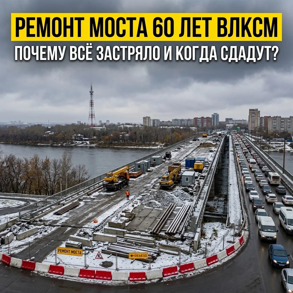 Мост у Телецентра ожидаемо не поедет в конце октября. Контрактная дата двадцать девятое...