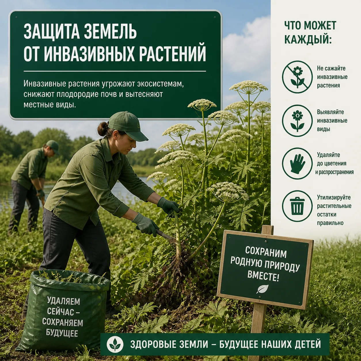 Защита земель от инвазивных растений