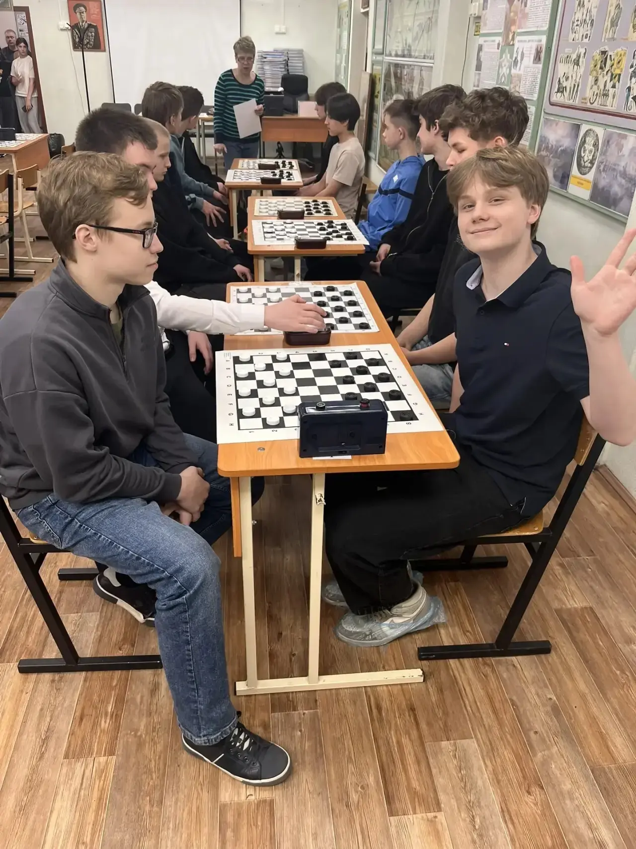 ♟️Соревнования по шашкам в рамках «Президентских спортивных игр»  25 марта в @clubcentrvzlet (ГБУ ДО