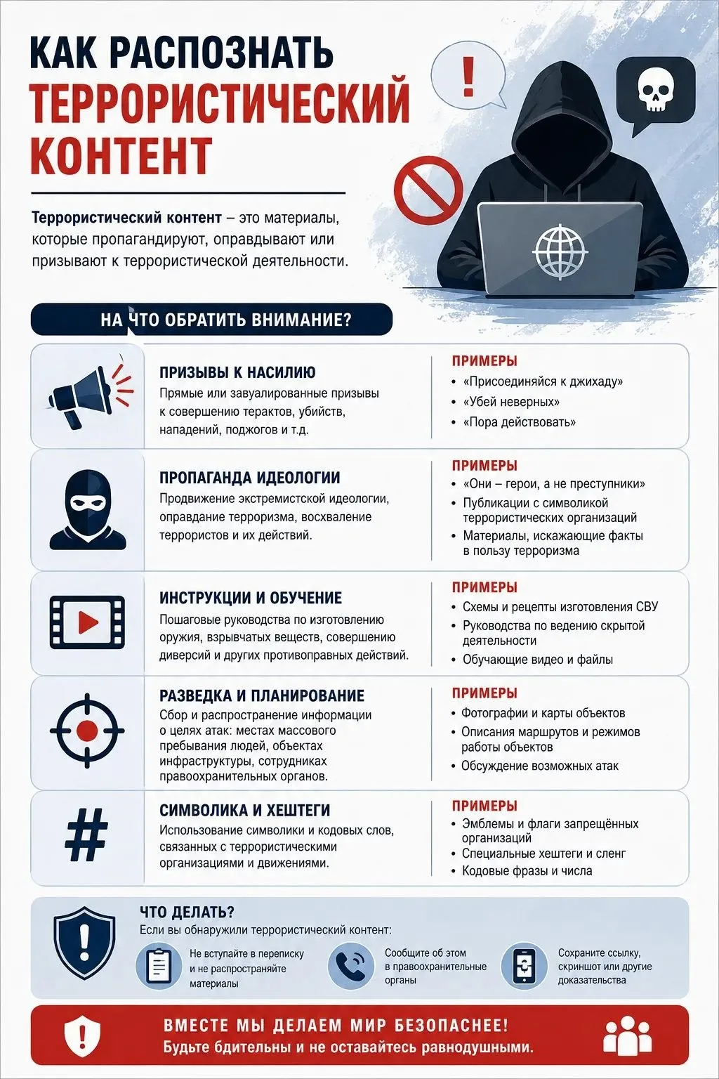 Как распознать террористический контент в интернете: памятка по информационной безопасн...