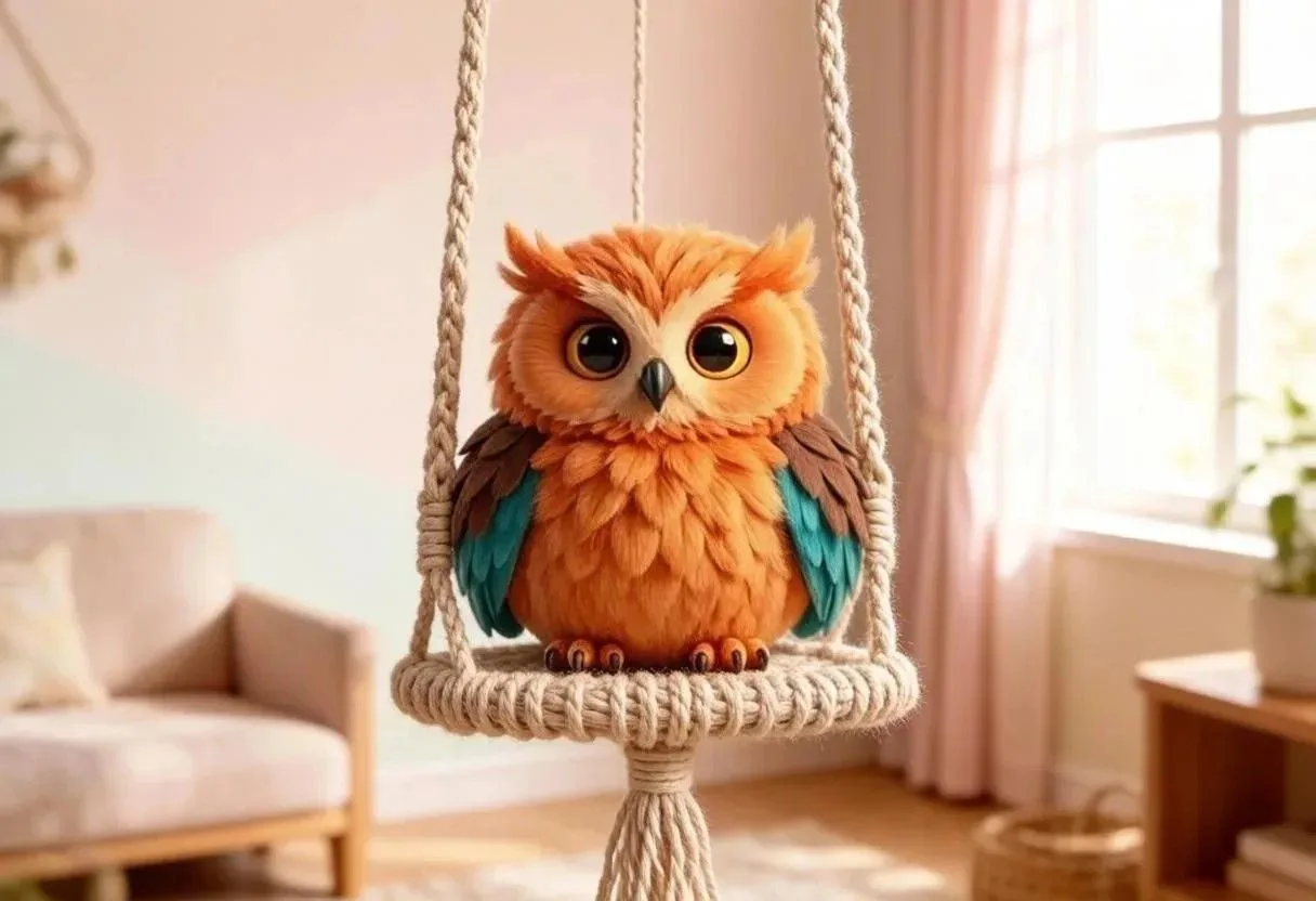 Сегодня за нашим Совёнком присмотрели в Moonlight.macrame в MAX