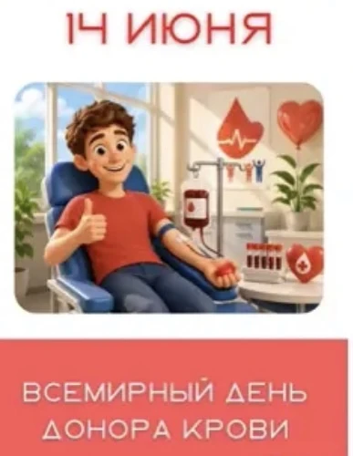 14 июня — Всемирный день донора крови!

Сегодня мы говорим спасибо всем, кто дарит жизнь другим, сда