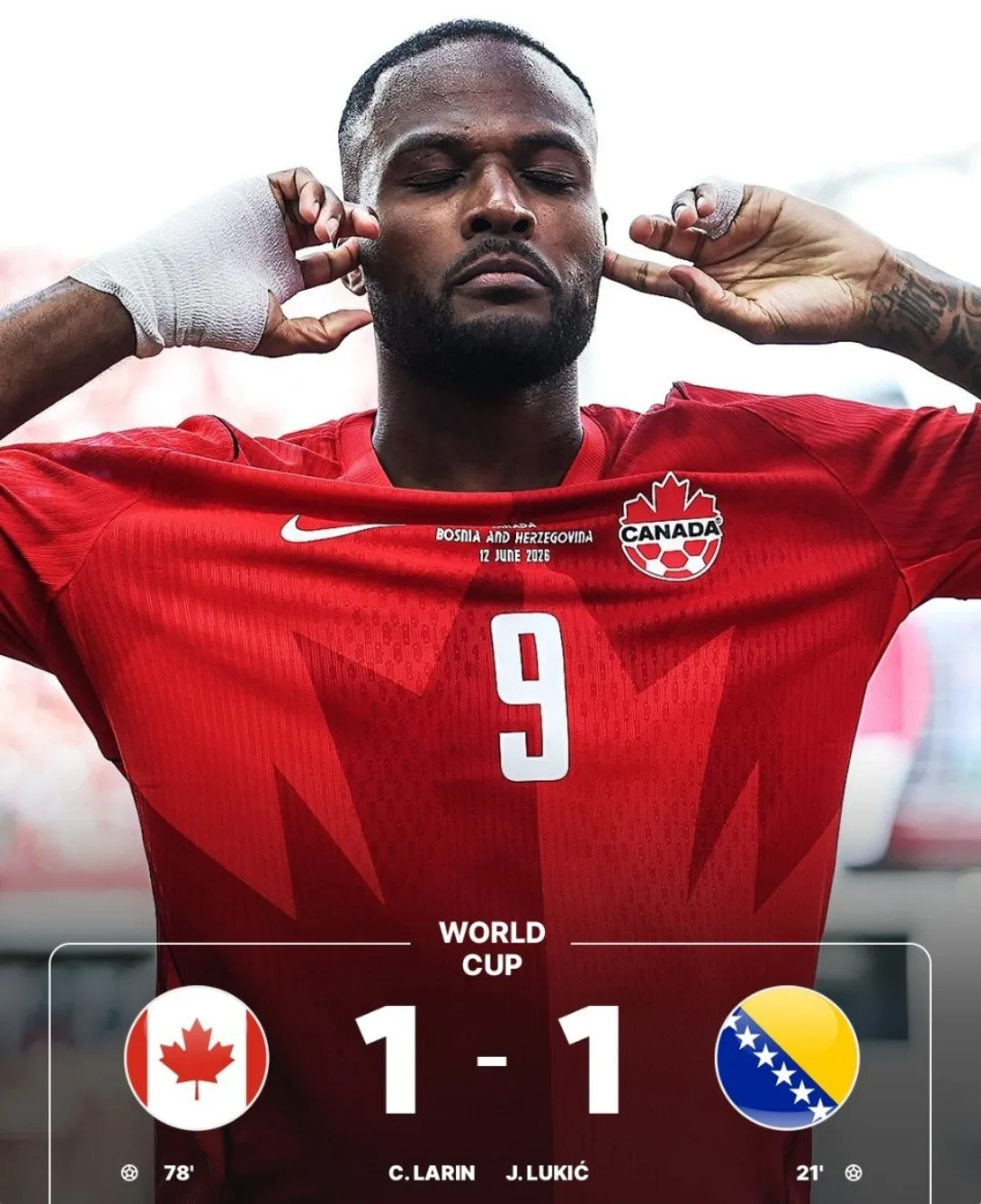 🤝⚽️ Канада и Босния принесли первую ничью на чемпионате мира – Кайл Ларин спас хозяев от поражения 