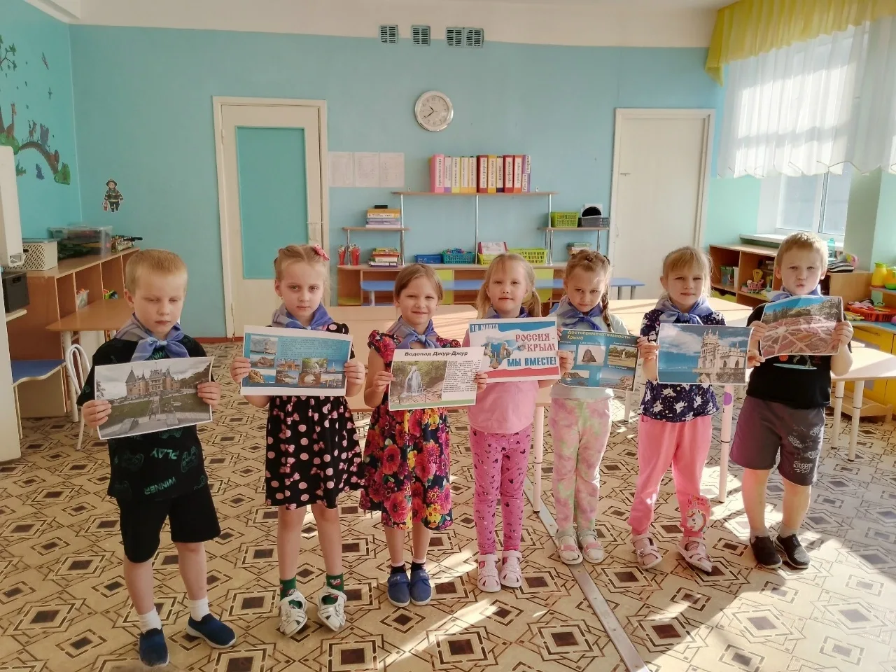 📣 В нашем детском саду прошло тематическое мероприятие, посвящённое Дню воссоединения ...
