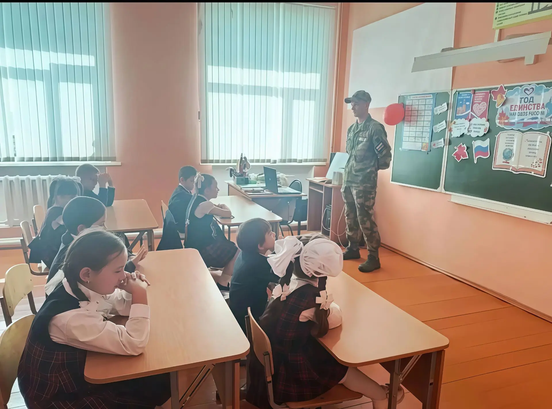 ‍👩‍🏫В средней школе села Турналы для учащихся 2 класса состоялась встреча с участнико...
