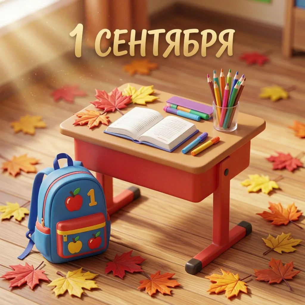 Сегодня праздник - 1 сентября, День знаний 🍂🎒