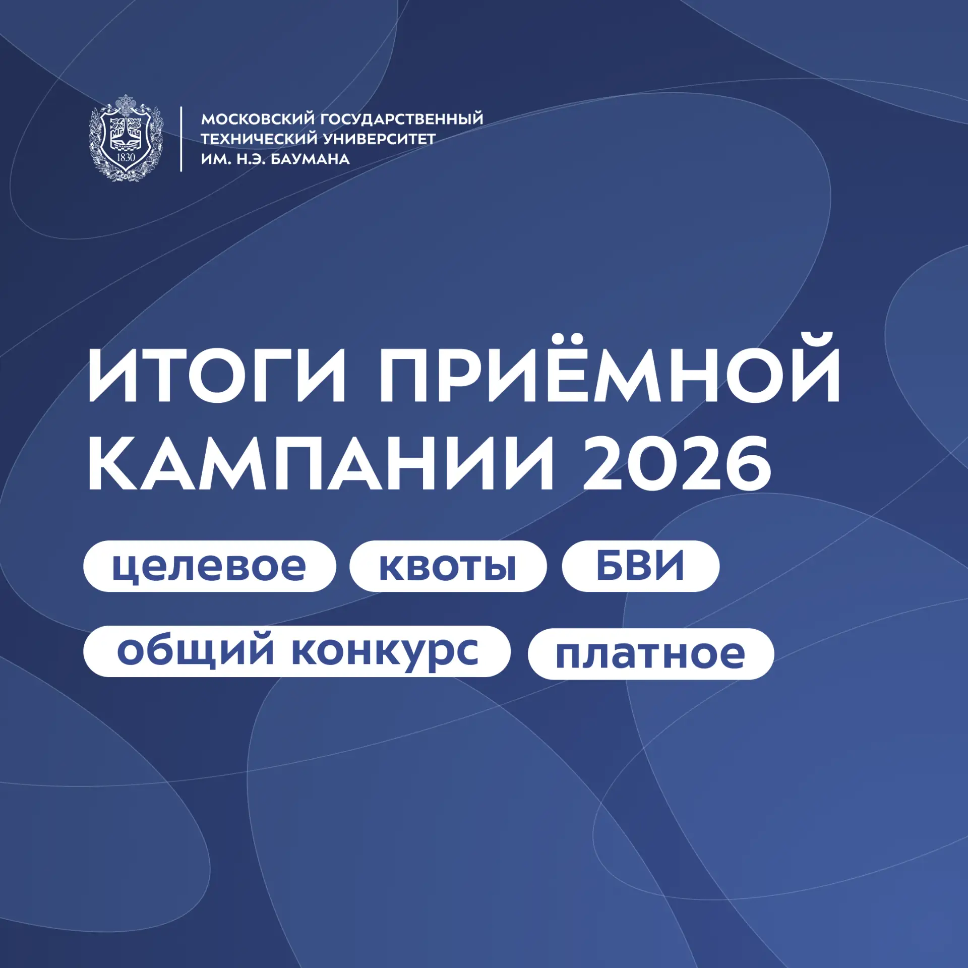 📌 Итоги приёмной кампании 2026