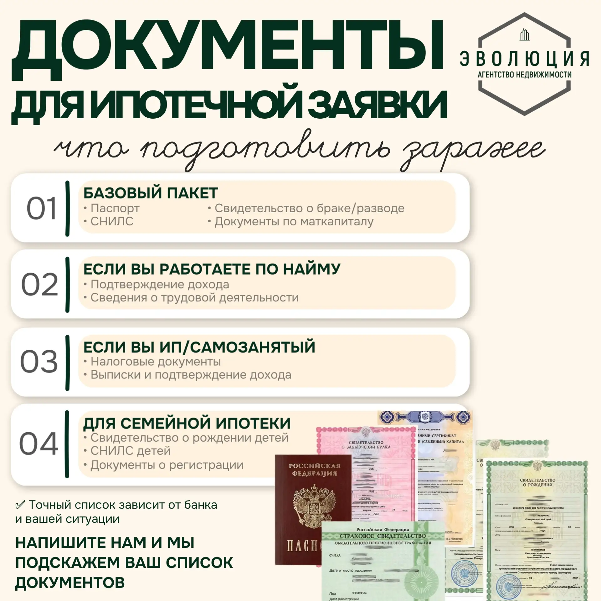Ипотека: собираем документы без паники 🏠