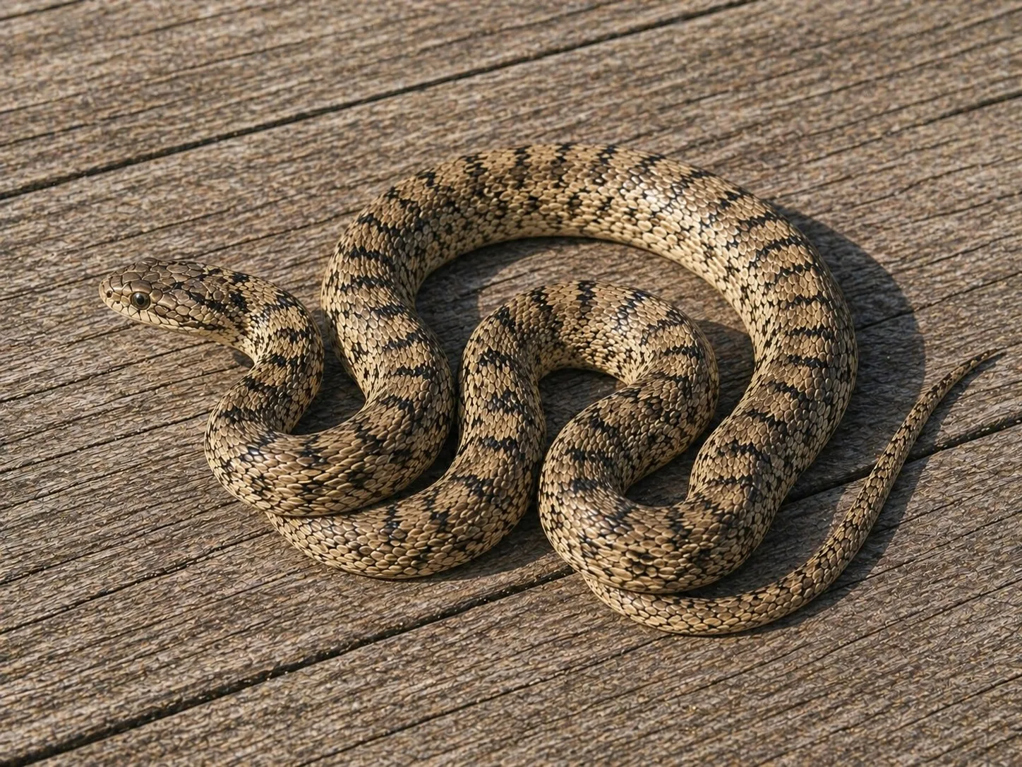 Узорчатый полоз — тихий хранитель баланса 🐍
