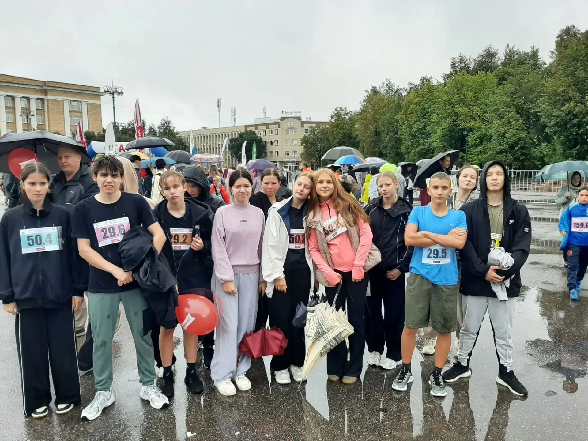 🏆 5 сентября наши ученики приняли участие в 78‑й легкоатлетической эстафете!